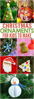 Most of these christmas ornament crafts would be perfect for classroom holiday parties. Jolly Diy Christmas Ornaments Ideas Homemade Memories For Kids Easy Peasy And Fun