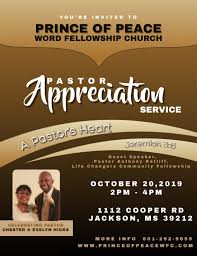 We did not find results for: Pastor S Appreciation Day 2019 Prince Of Peace Word Fellowship Church