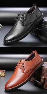 Prelesty Fashion Cool Smart Office Italian Formal Wingtip Men Dress Shoes Lace Up Business Casual Leather Boots Lace Dress Shoes Business Shoes