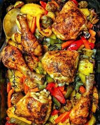Hahnchen Mit Gemuse Aus Dem Ofen Instakoch De Rezept Kochrezepte Ofen Rezepte Rezepte