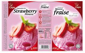 Maquette Mousse Fraise Strawberry Mousse Mousse Strawberry