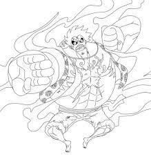Luffy gear four original art by oda eiichiro line/color by me always wanted to color an image of luffy's gear 4 looks really badass huh xd s. 10 Luffy Ideas Luffy One Piece Anime One Piece Manga
