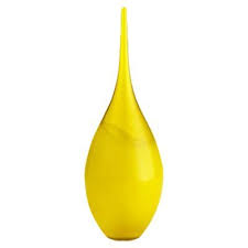 Cyan Design Yellow Glass Table Vase Wayfair Yellow Glass Vase Table Vases Glass Floor Vase