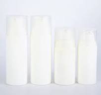 White Matte PP Plastic Packaging 15ml 30ml 50ml 100ml 150ml 200ml Airless  Bottles Foundation Sunscreen Bottle Airless Pump Bottle