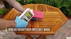 It is also used to make boats because it's a kind of wood that is very. Teak Oil Outdoor Furniture Restoration And Application By Star Brite Youtube