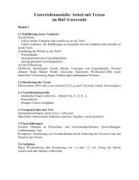 Einige redemittel, die bei der c1 prüfung des goethe instituts verwendet werden können. Unterrichtsmodelle Arbeit Mit Texten Im Daf Unterricht