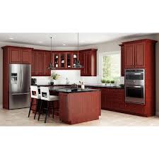 Having read the negative reviews about home decorators i was hesitant to make the order, but the cabinets seemed to be what i wanted and at an excellent price. Home Decorators Collection Lyndhurst Assembled 24x36x12 In Single Door Hinge Right Wall Kitchen Blind Corner Cabinet In Cabernet Wbcu2736r Lcb The Home Depot Kitchen Redesign Kitchen Layout Kitchen Blinds