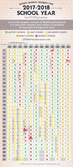 Disney World 2021 Crowd Calendar Best Times To Go Disney Crowds Disney World Crowd Calendar Disney World