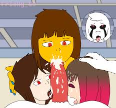 Rule34 - If it exists, there is porn of it  frisky 69, asriel dreemurr,  bete noire, chara, frisk  5552223
