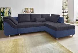 Sit&more ecksofa, wahlweise mit bettfunktion und bettkasten, inklusive komfortablem federkern b/h/t: Ecksofa In Blau Online Kaufen Otto