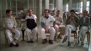 One Flew Over The Cuckoo S Nest Movie Still The Group Therapy Circle With Mcmurphy In A Dominant Position Movies Free Movies Online Full Movies Online Free