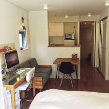 部屋全体 ワンルーム パソコンデスク カウンターキッチン 模様替えのインテリア実例 2017 10 03 12 39 36 roomclip ルームクリップ インテリア 家具 インテリアデザイン 8畳 インテリア