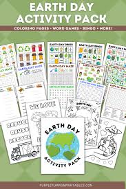 The sheets added here will help them learn while they paint to their heart's content. Printable Earth Day Activity Pack