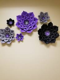 * make your unique flower backdrop with our 3d paper flowers (blush pink white gold 13 combo set that includes 5 pieces flowers: Purple Black And Silver Paper Flower Backdrop All Hand Made And Really Simple To Make Paper Flower Backdrop Wedding Paper Flowers Paper Flower Backdrop