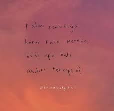 Mana di sini yang bukannya jalan ke masa depan, malah ke rumah mantan? 10 Quotes Rintik Sedu Yang Bikin Kamu Bakal Merasa Tenang Meski Sedang Nggak Baik Baik Aja