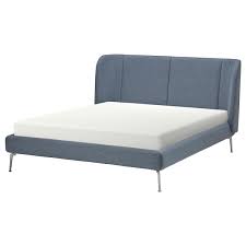Maybe you would like to learn more about one of these? Tufjord Upholstered Bed Frame Gunnared Blue King Ikea