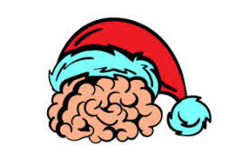 A Human Brain With Santa Hat Svg Cut Files Download Svg Fish Design Free