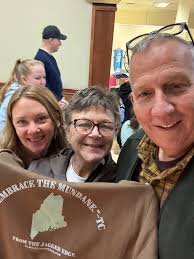 With my selfie game diminished, mostly because of the subject matter, I've  employed a couple of lovely humans to take the pressure off. It was Sunday  afternoon, and heavy rain and fog