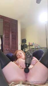 Ginger ASMR - 21 April 2021 - Massage Gun Masturbation