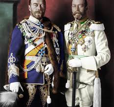Abril | Historia y Realeza 👸 on X: "Nicolas II y su primo, Jorge V del Reino Unido. Jorge es el abuelo de Isabel II, actual monarca britanica. https://t.co/cadm5ffu0b" / X