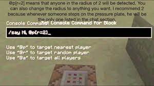 You can add variables, paramaters and much more by adding into the text. How To Make Command Blocks Say People S Names In The Chat Section In Minecraft Youtube