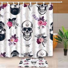 Home Sugar Skull Decor Skull Decor Bath Rugs