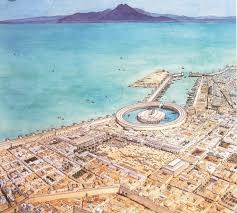 The Great Port Of Carthage Carthage Ancient Carthage Ancient Paintings