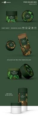 Free Round Box Mockup Set Free Psd Templates In 2020 Box Mockup Free Packaging Mockup Psd Template Free
