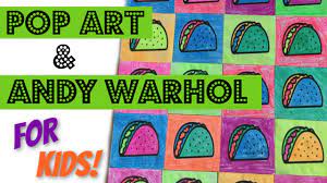 Go to the main site. Pop Art Andy Warhol For Kids Youtube