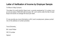 Letter Of Verification Employment Letter Sample Letter Templates Lettering