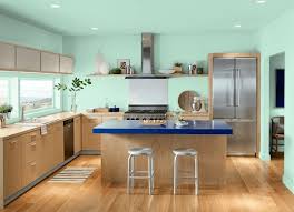blue paint color options for kitchens
