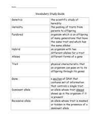 Maybe you would like to learn more about one of these? Genetics Crossword