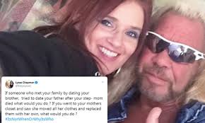 If you and your partner have mutually decided to enter a committed relationship, as opposed to a fwb, casual dating, or hookup situation, then it shouldn't be a secret (unless, of course, there. Duane Dog Chapman S Daughter Lyssa Expresses Displeasure To Father S Rumored New Girlfriend Daily Mail Online