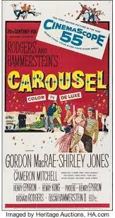 Carousel 1956 Gordon Macrae Shirley Jones Cameron Mitchell Movie Posters Old Movie Posters Classic Movie Posters