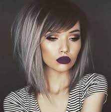 Dark To Grey Medium Length Hair Styles Hair Styles Hair Lengths