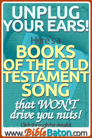 Unplug Your Ears Here S An Old Testament Books Song For Kids That Won T Drive You Nuts Unlike Some Of The Ot Bible Songs How To Memorize Things Old Testament