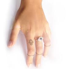 Tiny Hamsa Tattoo Evil Eye Tattoo Hamsa Hand Tattoo Finger Tattoos