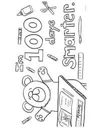 2 posters for hallway or classroom. I M 100 Days Smarter Coloring Page By No Corner Suns Tpt