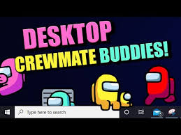 I Made Among Us Pets That Live On My Desktop Youtube