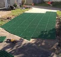 AgTec 19.7in x 19.7in Economy Grass Patio and Parking Pavers - Lawn Traffic  and Parking Reinforcement, Turf Stabilization Grid System