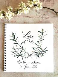 Olive Branch Watercolor Guestbook For Wedding Guestbook Custom Guest Book Wedding Album Personalized Guestbook Custom Olive Branch Decor In 2020 Custom Guest Book Personalised Guest Book Wedding Guest Book
