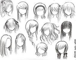 Drawing Tutorial Hair Girls Anime Hairstyles 50 Ideas Anime Hair Anime Character Drawing Cartoon Hair