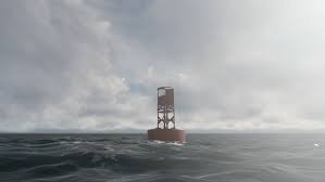 Ocean And Buoy Cloudy Day With Images Cloudy Day Ocean