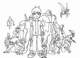 Free swampfire from ben 10 alien force coloring page to download or print, including many other related ben 10 coloring page you may like. 20 Free Printable Ben 10 Coloring Pages Everfreecoloring Com