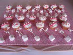 Insert other ends of sticks into sides of cupcakes, just below frosting, to form rattles. Baby Rattle Cupcakes Cakecentral Com