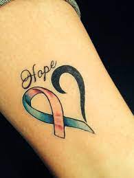 Tattoo for lung cancer awareness. 10 Best Hope Tattoo Designs Pretty Designs Awareness Ribbons Tattoo Cancer Ribbon Tattoos Ribbon Tattoos