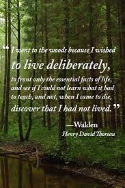 To Live Deliberately Journal Quotation From Walden By Henry David Thoreau Notebooks Golding 9781095670361 Amazon Com Books