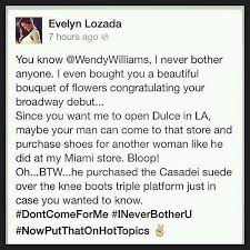 Evelyn Lozada Reads Wendy Williams For Her Ugly Remarks