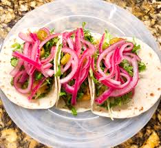 Check spelling or type a new query. Air Fryer Cobia Fish Tacos With Pickled Onions Cabbage Tomatillo Salsa Spices Sprinkles