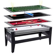 Lancaster 4 In 1 Air Hockey Pool Ping Pong Football Sports Swivel Game Table Walmart Com In 2020 Hockey Pool Air Hockey Ping Pong